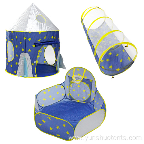 3 in 1 Pop Up Children's tunnel tent